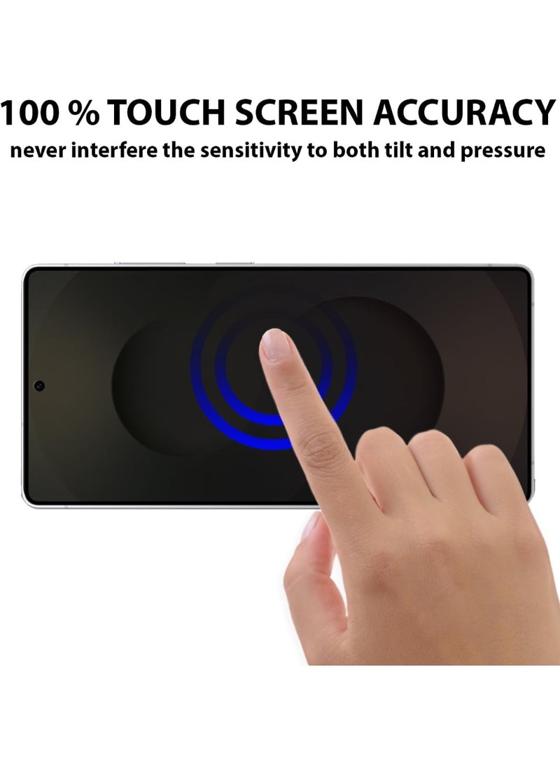 ACLIX Privacy Screen Protector for Samsung Galaxy S26, Tempered Glass Anti-Spy Bubble Free Case Friendly Easy Installation Film - Image 4